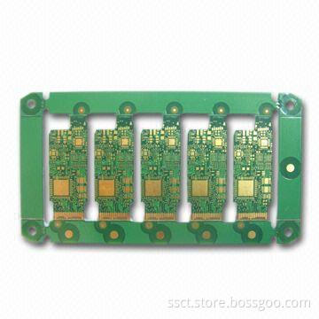 HDI Multilayer PCB with 0.1/0.1mm Minimum Width/Spacing